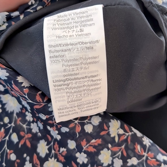 Madewell Tie-Waist Midi Dress in Harvest Vine Size Medium NWT - Picture 7 of 7